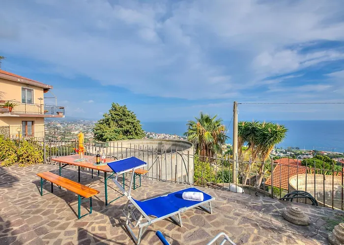 Lägenhet Palms - Sea View - Happy Sanremo