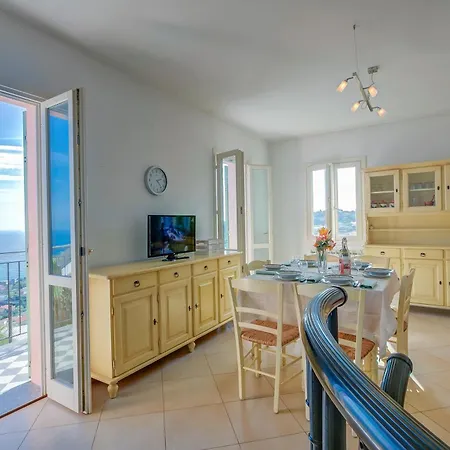 Palms Villa - Sea View Terrace And Parking - Happy Rentals Διαμέρισμα