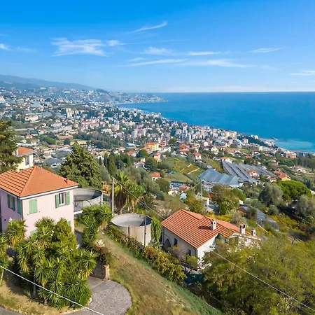 Palms - Sea View Terrace And Parking - Happy Апартаменты Санремо